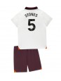 Manchester City John Stones #5 Replika Borta Kläder Barn 2023-24 Kortärmad (+ byxor)
